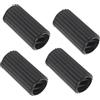 Generico Accessori per Freni Bici 4 Pezzi in Plastica Nera Resistenti all'Usura Effetto Frenante Stabile per Sedia a Rotelle Protezioni Terminali dei Freni