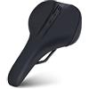 FIFTY-FIFTY Sella per Bicicletta, Comoda Morbido e Impermeabile Sellino | In Memory Foam, Leggero e Resistente, Traspirante, per Uomini e Donne, Compatibile con MTB, Bici da Strada, E-Bike