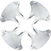 Mealoodiousmusea 4 punte per scarpe da golf, 2 pin, strumento di regolazione per tacchetti da golf, unisex