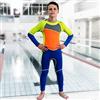 Xiuganpo Muta per Bambini Muta da Sub in Neoprene Monopezzo a Maniche Lunghe da 2,5 Mm per Ragazzi, Cerniera Posteriore Snorkeling Surf Nuoto per Bambini Giovani (M123 Taglia 6)