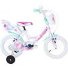 GFM BIKE Bicicletta bambina Principesse Bianco 16 pollici