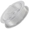 Minhe Lenza da pesca in fluorocarbon da 100 m con leader in fibra di carbonio, la linea morbida fornisce durata, resistenza all'abrasione e un'esperienza di lancio regolare (2-0,23 mm-4,3 kg bianco)