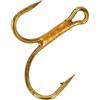 Minhe Set di 20 ami da pesca con design a doppio spinato, struttura in acciaio ad alto tenore di carbonio, per la pesca del luccio, esche a verme e manovella, per pescatori d'acqua dolce (6#)