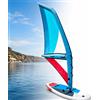 VZXATYOP Vela da Windsurf for SUP E Foil, Gonfiabile