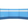 Outsunny Paravento Campeggio 4 Pali per Spiaggia Camper 440x140cm Blu