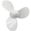 Gettimore Elica 6L5-45952-00-EL 7.25x5 per motore fuoribordo 2-3HP - Prop di ricambio in lega di alluminio per Tohatsu per suzuki Marine Engine Parts White