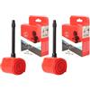Caswynlife Camera d'aria per pneumatici per bicicletta in TPU da 66 cm, con valvola Presta da 45 mm, leggera, rossa, per mountain bike ad alta pressione, 26 pollici (1,35-1,95))