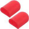 IMIKEYA Protezioni per Manubrio Bici da Corsa in Silicone Rosso 1 Paio | Copertura per Leve Freno e Cambi, Accessorio Fai da Te, Adatta a Bici da Corsa e Mountain Bike