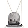 KHAUERBC Borsa decorativa con coulisse resistente agli spruzzi, borsa da palestra con cinghie regolabili, zaino per sport, palestra, viaggi, nuoto