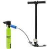 TFGXUE Mini borraccia da 0,5 l, in alluminio aeronautico 6061, con pompa ad aria