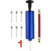 Generic Kit pompa a sfera portatile pompa a mano aria pompa a sfera con tubo di estensione dell'ago Kit di gonfiaggio per aria da calcio portatile