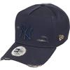 New Era York Yankees 9forty A Frame Adjustable cap Distressed Navy/Beige - One-Size