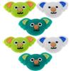 Ciieeo 6 Pezzi Ammortizzatore per Racchetta da Tennis Koala in Silicone Adorabile per Ridurre la Fatica della Mano e Migliorare Comfort Durante Allenamenti Professionali e Partite