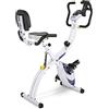 Tecnovita Cyclette Pieghevole semirecumbent YF910H Magnetica 8 Kg 3 posizioni. Con supporto per smartphone/tablet