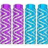 QUARKZMAN 2 Coppie Peg per Bicicletta Lega di Alluminio Viola E Blu Cielo | Peg Posteriori Per Acrobazia, Pedane Antiscivolo, Adatte Per Assi Da 3/8, Per Mountain Bike BMX