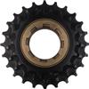 Caswynlife Ruota libera per bicicletta, a 3 velocità, 18-21-24 denti, in metallo, per riparazione e cambio liscio, 98,5 mm, colore: nero