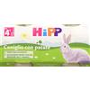 HiPP - Omogeneizzato di Carne per Neonati, Gusto Coniglio con Patate, Senza glutine, Senza Sali e Aromi Aggiunti, 24 Vasetti da 80 g
