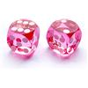 BESCON DICE Bescon Professional Precision Dice Round Corner 5/8 (16mm) with Random Serial Number, Precision Cut Dice 16MM Gem Pink, 2pcs Set