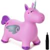 U&C Planet Unicorno Gonfiabile Cavalcabile per Bambini 1-6 Anni da Esterno | Giochi Gonfiabili per Bambini, Gonfiabile per Bambini da Esterno, Animale Gonfiabile Cavalcabile Giocattolo