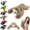 nnOuOnn Peluche ponderato pigro, Kawaii Animali appesantiti per peluche anti stress lenitivo per adulti, peluche pigro Huggy Carino, cuscino ponderato per alleviare l'ansia e favorire il sonno (65 cm)
