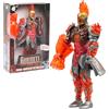 GORMITI THE NEW ERA - Gormita Del Clan Del Fuoco Fireon Zane, Action Figure 27 Cm Articolato, Eroe Con Armatura Rosso Argento E Accessorio Pugno Di Fuoco, Per Bambini A Partire Dai 3 Anni