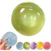 Yaepoip Handmade Coconut Oil Squishy Ball, Super High Moldable Crystal Coconut Oil Stress Ball, Soft and Non-sticky, Lightweight and Portable (Yellow)