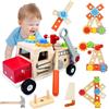 Brysalis Giochi in Legno Bambini 2 Anni, Gioco Bambino Montessori, Regalo Bambino, Giocattoli Costruzioni per Bimbo, Banco da Lavoro per Bambini, Cassetta Attrezzi per Ragazzo Ragazza 2 3 4 5 Anni