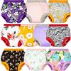 BIG ELEPHANT Pantaloni da Allenamento vasino per Bambini - 100% Cotone Mutande Unisex per pipì per Bambini Confezione da 10, 4 Anni