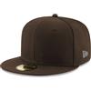 New Era 59Fifty - Cappellino aderente Essential Blank, Marrone, 58