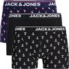 Jack & Jones - Boxer da uomo, confezione da 3 pezzi, in misto cotone Multicolore @20. XXL