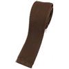 TigerTie - Cravatta in maglia di alta qualità in tinta unita - Look alla moda grazie al fondo dritto tagliato, Krawattengröße: ca. Länge 150 cm, Breite 5 cm