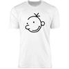 SMARTYPANTS Diario di un bambino spaventoso tshirt World Book Day Book Television bambini regali regali pettinati 80% cotone filato ad anello 20% poliestere ad alta densità estremo comfort top Tee White Prime