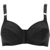 Generico Lepel Reggiseno Senza Ferretto con Apertura Frontale - Art. Adele (IT, Taglia della Coppa & Taglia della Fascia, AA, 8, Nero)