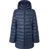 Pepe Jeans Maddie Long, Piumino Donna, Blu (Dulwich),L