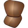 Saucer Lenti di ricambio premium per occhiali da sole Oakley Briza OO9497 da 58 mm, Marrone Ambra Polarizzato, Taglia unica