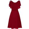 Kobilee Abiti Donna Eleganti Curvy Scollo V Sexy Vestiti Estivi Mare Leggero Fiori Abiti Manica Corta Vestito Elegante Casual Spiaggia Abito Maxi Taglie Forti Lungo