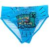 Fashion UK Slip Mare Minecraft Ufficiale. Modello Creeper Having a Blast. Costume Mare Poliestere. Mutande da Mare per Bambino Ragazzo. Costume Piscina. (IT, età, 5 Anni, 6 Anni, Regular, Azzurro)