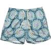 Ciabalù Costume Uomo Mare con Fantasia e Sacchetto Porta Costume Pantaloncino da Bagno Asciugatura Rapida con Due Tasche Laterali e Slip in Rete Interno