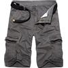 New front Pantaloni Cargo Estivi a Tinta Unita da Uomo Pantaloncini da Corsa Estivi Casual da Uomo Pantaloncini Estivi Multitasche Senza Cintura da Esterno da Uomo Tempo Libero