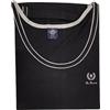 BE BOARD Canotta Smanicato Uomo Girocollo con Profili Taglie Forti Art 916C Nero (3XL)