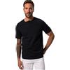 JP 1880 Maglia Serafino Basic con abbottonatura e Mezze Maniche Blu Scuro L 726695785-L