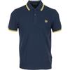 Fred Perry Twin Tipped Shirt, Polo Uomo - S