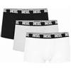 Diesel SHAWNTHREEPACK-RG - Boxer da uomo, nero, grigio, bianco, XL