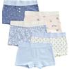 NEXT Ragazza Confezione da 5 Boxer Blu 5 Anni-6 Anni