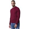 Koroshi Maglione Rosso Uomo in Tricot con Girocollo e Maniche Lunghe. Misto di Viscosa, Poliammide e poliestere, morbido, comodo e versatile., rosso, M