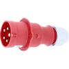as - Schwabe spina CEE 400V/32A/5-poli - Spina di alimentazione con terminali a vite - Spina resistente agli urti - Scarico della trazione - Protezione dagli spruzzi IP44 - Made in Germany, 61422
