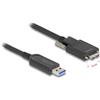 DeLOCK 83217 cavo USB 3.2 Gen 2 (3.1 2) 15 m A Micro-USB B 10 Gbit/s Nero [83217]