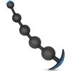 BDSMAGE Palline anali Plug Anale Sex toys Plug, Catena anale di in silicone, Plug Anali Sexytoysys Donne Uomo, Plug Anale-dilatatore, Dilatatore Ano Buttplug (L)