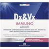 Dx&Vx Immuno Adulti, Integratore per le Difese Immunitarie e l'Equilibrio Intestinale, con Fermenti Lattici Vivi, Vitamina D3, Zinco e Selenio, Made in Italy, 28 Bustine