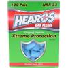 HEAROS Xtreme Tappi per le orecchie in schiuma, 33 dB NRR, 100 paia, tappi per le orecchie in schiuma, riduzione del rumore e protezione dell'udito